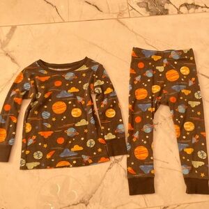 Space-Themed Kids Pajamas SET Multicolor